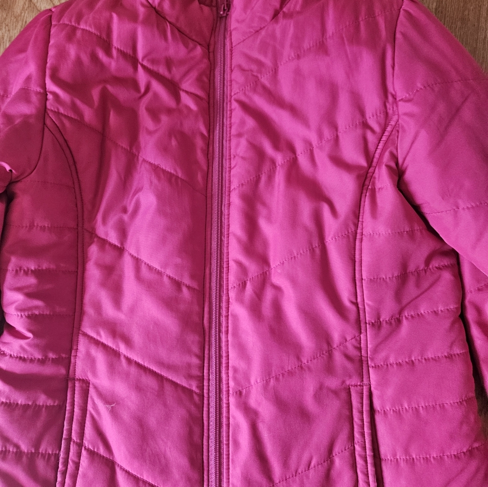 Women's Pink Quilted Jacket - Picture 2 of 4